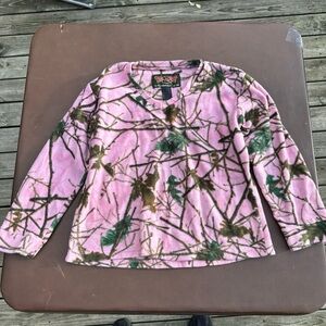 Pink‎ Comfy Camouflage Women's Sweater